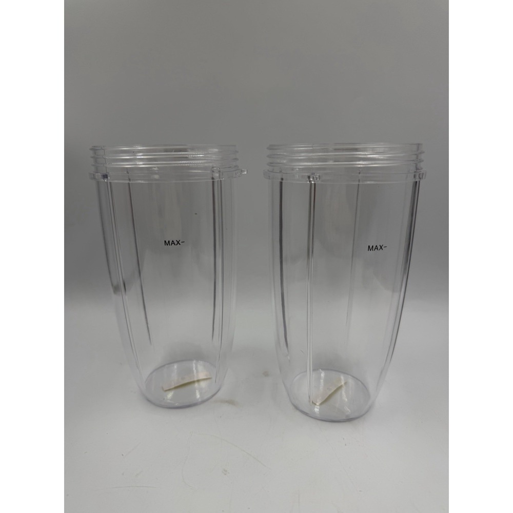 Lot Of 2 Replacement Parts Nutribullet 32oz Blender Cups 32oz, Clear NEW